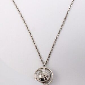 LOUIS VUITTON Silver Love Necklace